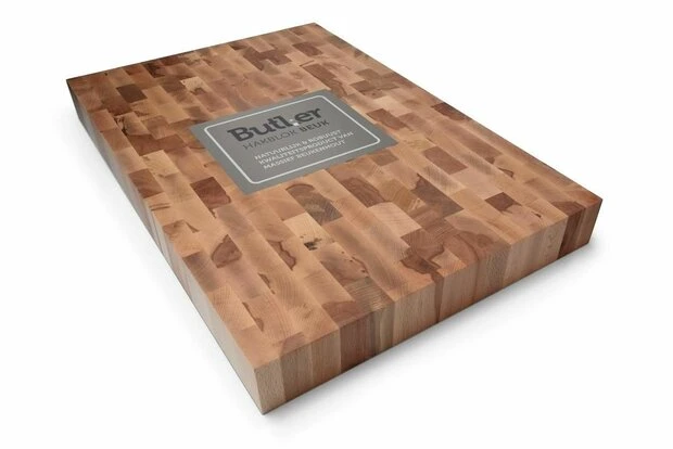 Butler Hakblok Beuk Kops 60 X 40 X 6 Cm 5 Butler Hakblok Beuk Kops 60 X 40 X 6 Cm - Afbeelding 3