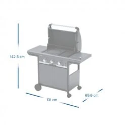 Campingaz Bbq 3 Series Select Exs -Barbecue-Uitrusting Campingaz Gasbarbecue 3 Series Select Exs Afmetingen 2