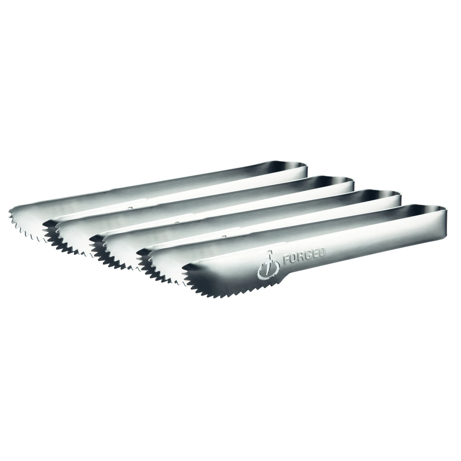 Forged Churrasco Rvs Serveertangen 4 St. 3 Forged Churrasco Rvs Serveertangen 4 St.