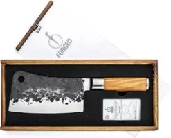 Forged Olive Forged Aziatisch Hakmes -Barbecue-Uitrusting Forged Olive Aziatisch Hakmes 2