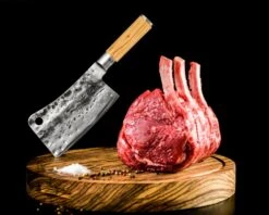 Forged Olive Forged Aziatisch Hakmes -Barbecue-Uitrusting Forged Olive Aziatisch Hakmes 4