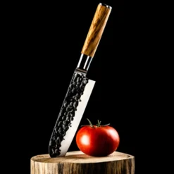 Forged Olive Forged Santokumes 18 Cm -Barbecue-Uitrusting Forged Olive Santokumes 18 Cm 6