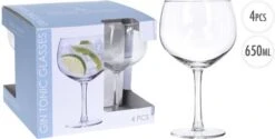 Excellent Houseware Gin Tonic 650 ML Set Van 4 Stuks -Barbecue-Uitrusting Gin Tonic 650 ML Set Van 4 Stuks 2