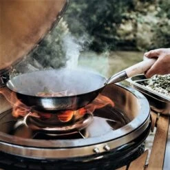 Monolith Classic - Wokhouder Rvs -Barbecue-Uitrusting Monolith Classic Wokhouder RVS 2