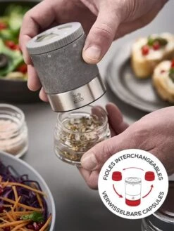 Peugeot Maestro U'Select Zoutmolen + 3 Zouten Grafiet Licht -Barbecue-Uitrusting Peugeot Maestro U Select Zoutmolen 3 Zouten Grafiet Licht 3