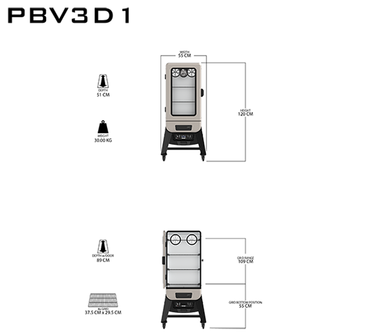 Pit Boss Pbv3D1 Electric Smoker 10 Pit Boss Pbv3D1 Electric Smoker - Afbeelding 8