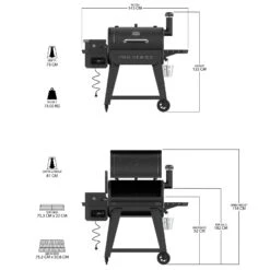 Pit Boss Pelletgrill Pro 850 Wifi -Barbecue-Uitrusting Pit Boss Pelletgrill Pro 850 Wifi 10