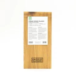 Smokin' Flavours Cederhouten Planken | Set Van 2 | 30 X 15 X 1,1 Cm