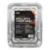 Smokin' Flavours Aluminium Bakken Small 22 X 18 X 3,6 Cm P5 -Barbecue-Uitrusting Smokin Flavours aluminium bak Small