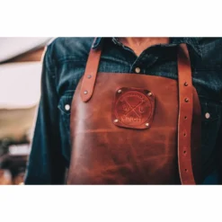 Witloft Leren Schort Classic - Cognac -Barbecue-Uitrusting Witloft Leren Schort Classic Cognac 4