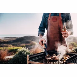 Witloft Leren Schort Classic - Cognac -Barbecue-Uitrusting Witloft Leren Schort Classic Cognac 5