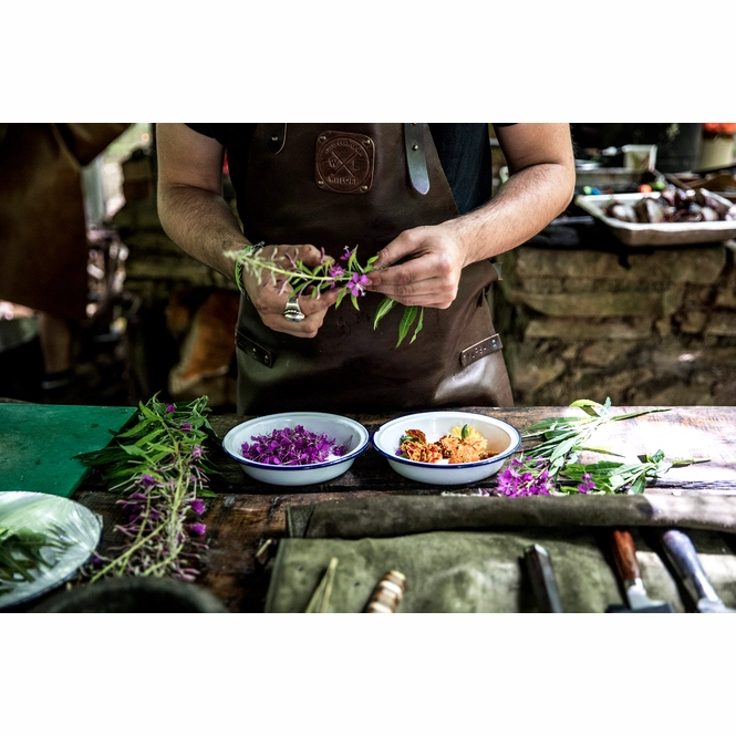 Witloft Leren Schort Classic - Dark Brown 5 Witloft Leren Schort Classic - Dark Brown - Afbeelding 3