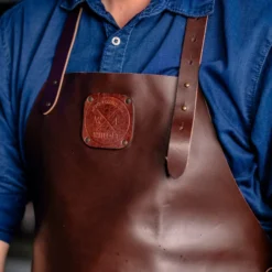 Witloft Leren Schort Classic XXL - Cognac -Barbecue-Uitrusting Witloft Leren Schort Classic XXL Cognac 3