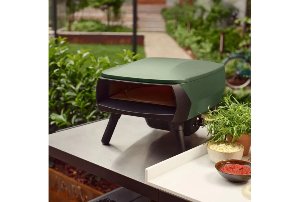 Witt Etna Piccolo Rotante Pizza Oven 13" Mat Green - Afbeelding 8