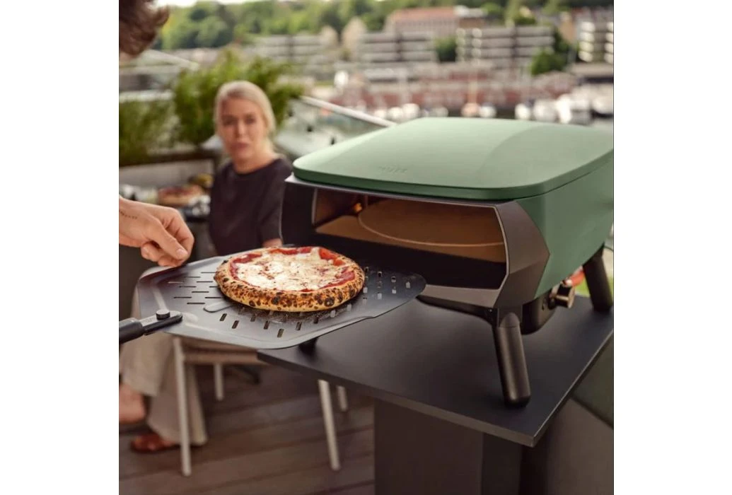 Witt Etna Piccolo Rotante Pizza Oven 13" Mat Green - Afbeelding 9