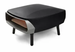 Witt Etna Rotante Pizza Oven Mat -Barbecue-Uitrusting Witt etna rotante pizza oven zwart zijkant 2